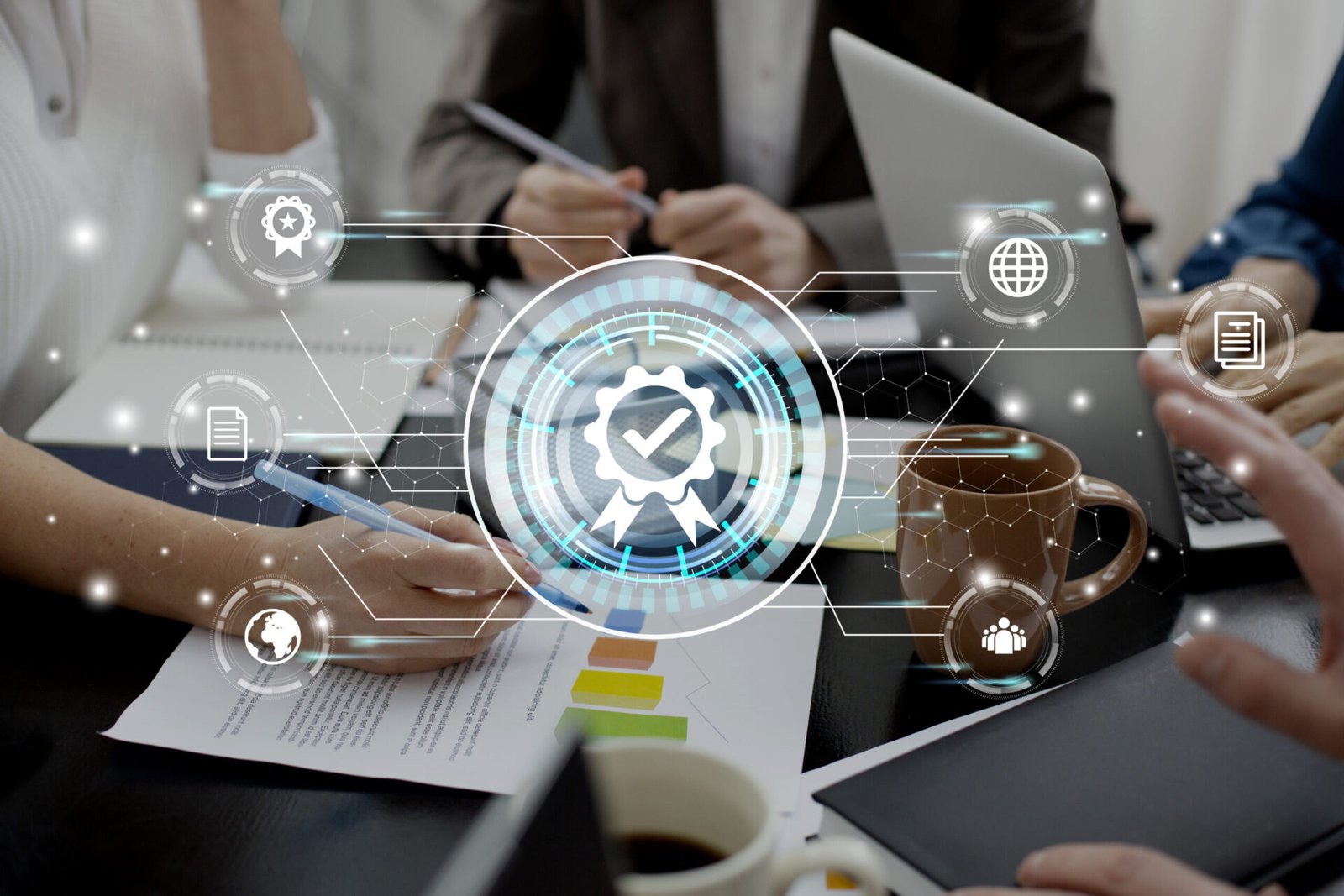 concepto-collage-control-calidad-estandar
